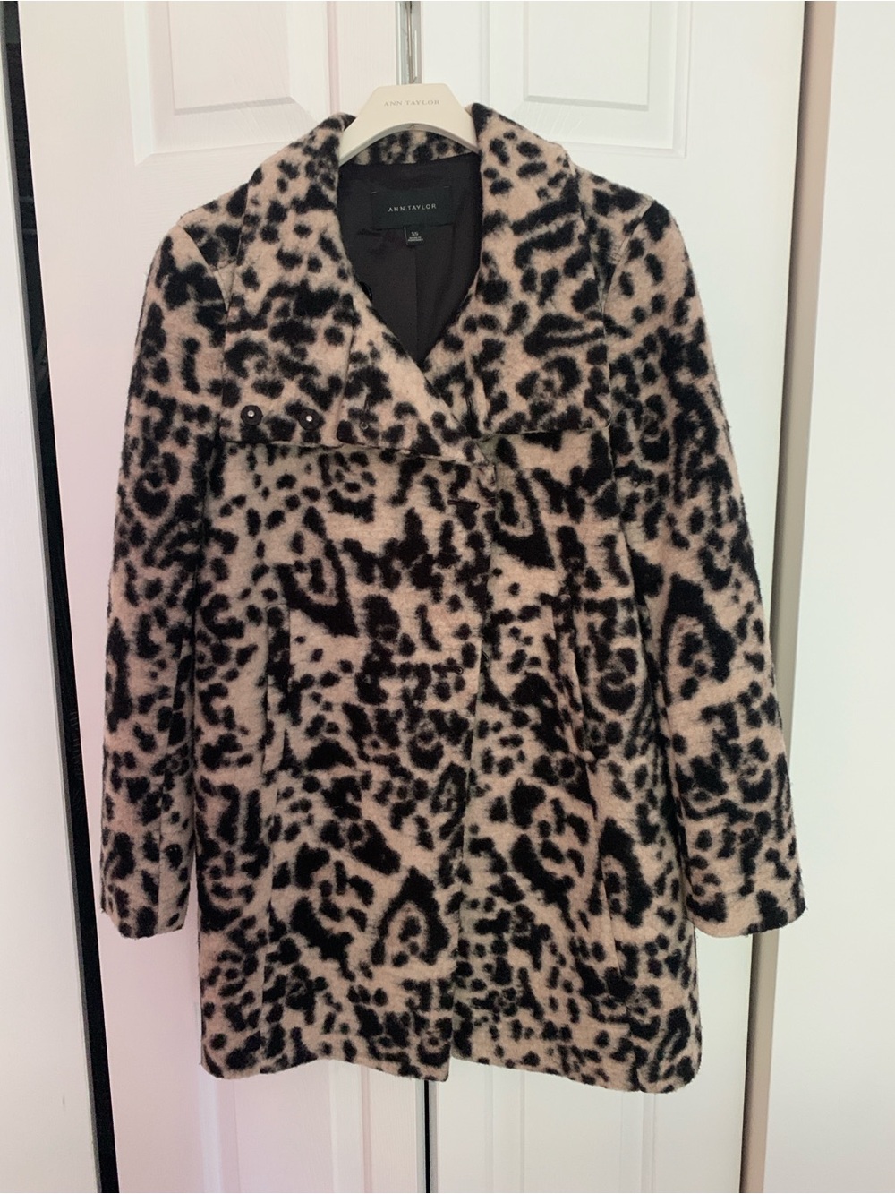 Ann Taylor Leopard Print Coat